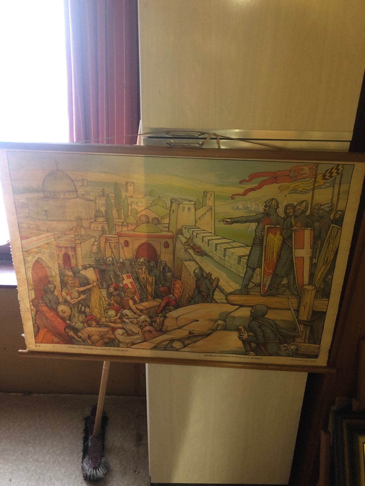 Schoolplaat, Ophalen, Geschiedenis