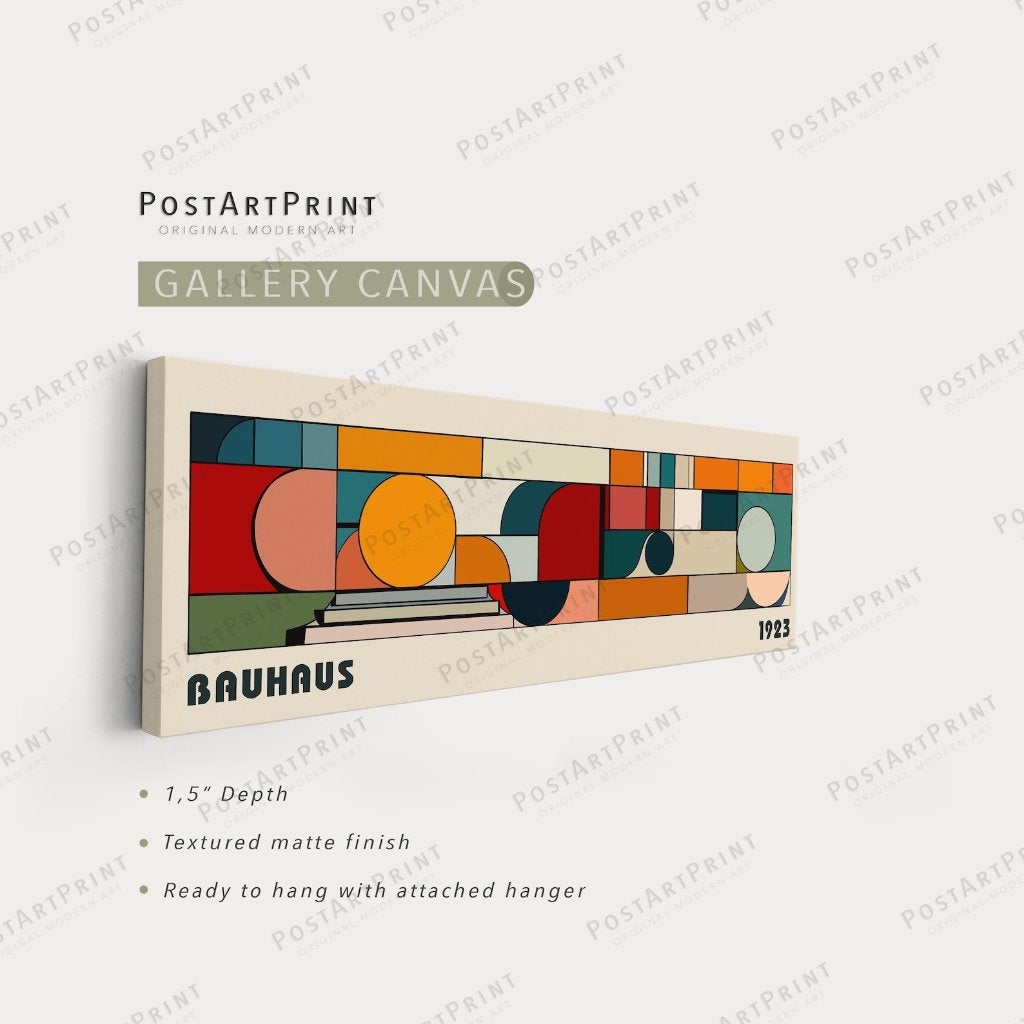Bauhaus muurkunst - canvas, Antiquités & Art, Art | Peinture | Classique, Enlèvement, Autres styles, Autres sujets