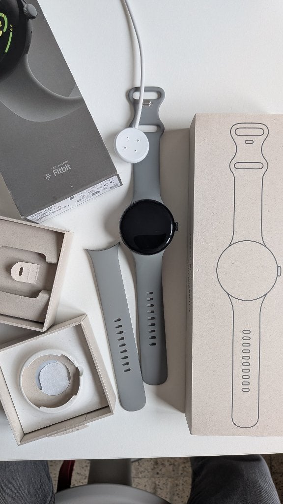 Pixel Watch 3 - 45 mm | Wi-Fi - utilisé depuis moins d'un an, Étanche, Google, Gris, Enlèvement ou Envoi