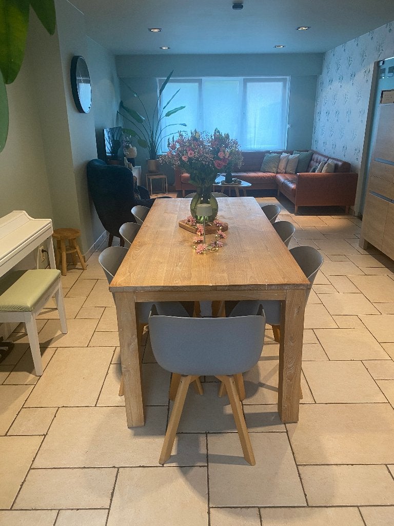 KOOPJE !!! 8 stuks kunststof Scandinavische kuipstoelen., Ophalen, Kunststof, Gebruikt, Grijs