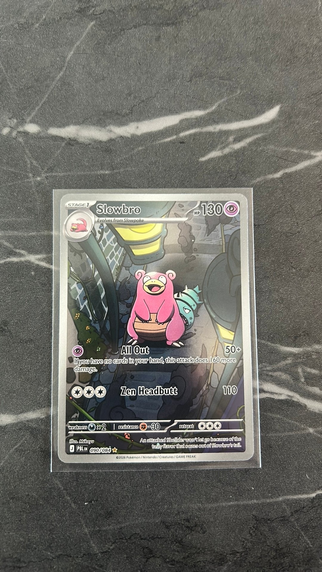 Slowbro 090/084 (pokémon), Hobby en Vrije tijd, Ophalen, Zo goed als nieuw
