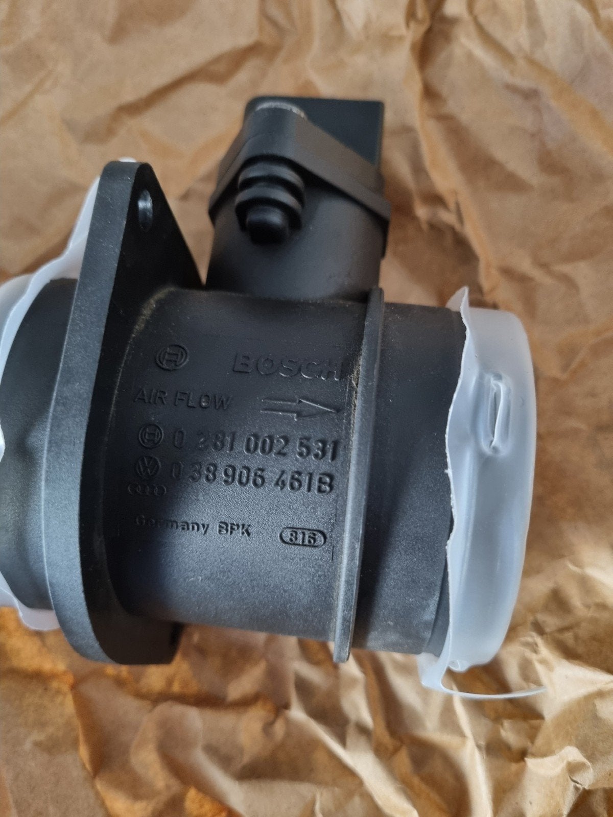 Débitmètre d'air bosch 0281 002 531, Enlèvement