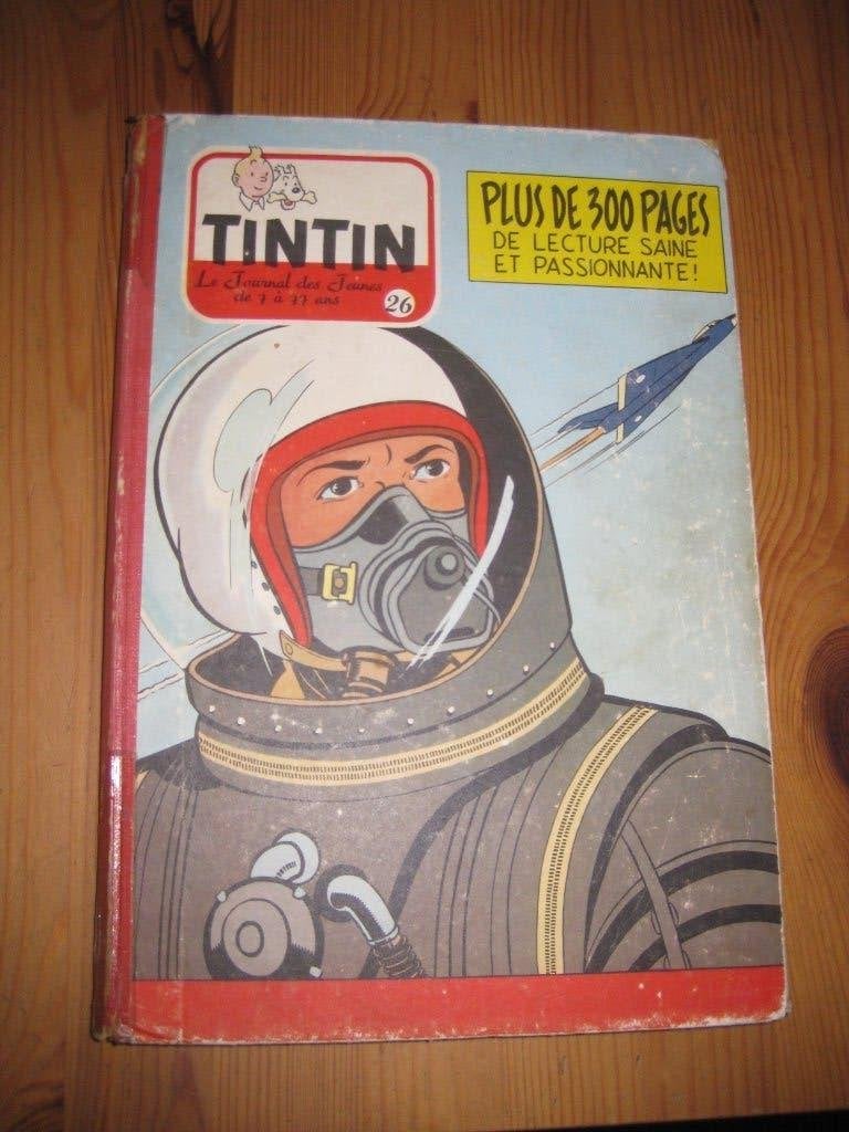 L'album de Tintin, Enlèvement ou Envoi, Une BD, Utilisé, Hergé