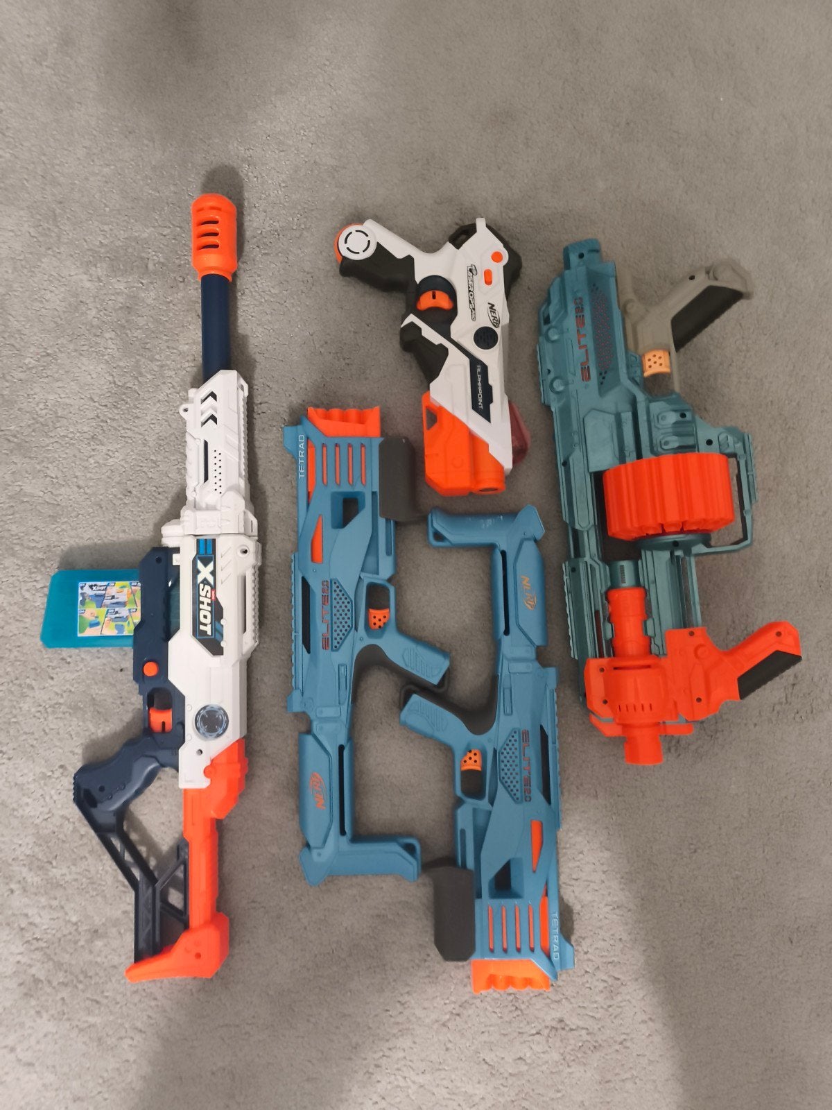 lot nerf guns beschrijving voor alles 20€, Ophalen, Zo goed als nieuw
