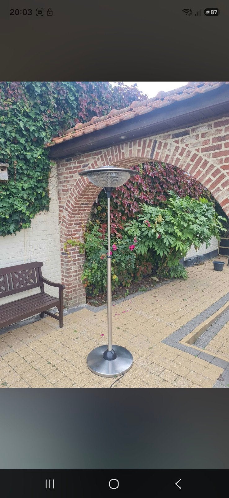 terrasverwarmer nieuw, Tuin en Terras, Ophalen, Nieuw, Elektrisch