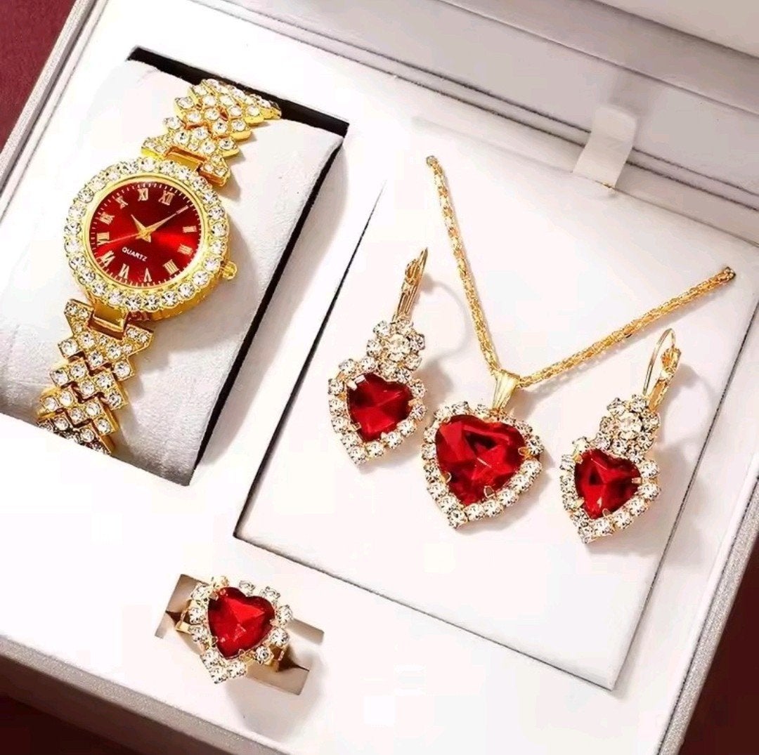 horloge, ketting, ring, oorbellen, Bijoux, Sacs & Beauté, Or, Avec pierre précieuse, Envoi, Neuf