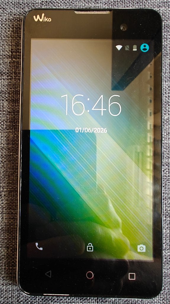 Wiko Lenny2 wit 5 inch Android 5.1 goede staat, Gebruikt, 3 tot 6 megapixel, Ophalen of Verzenden, Klassiek of Candybar