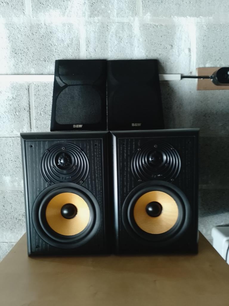 B&w CDM-2 boekenplank luidsprekers 300 euro vaste prijs, Ophalen, Gebruikt, Bowers & Wilkins (B&W)