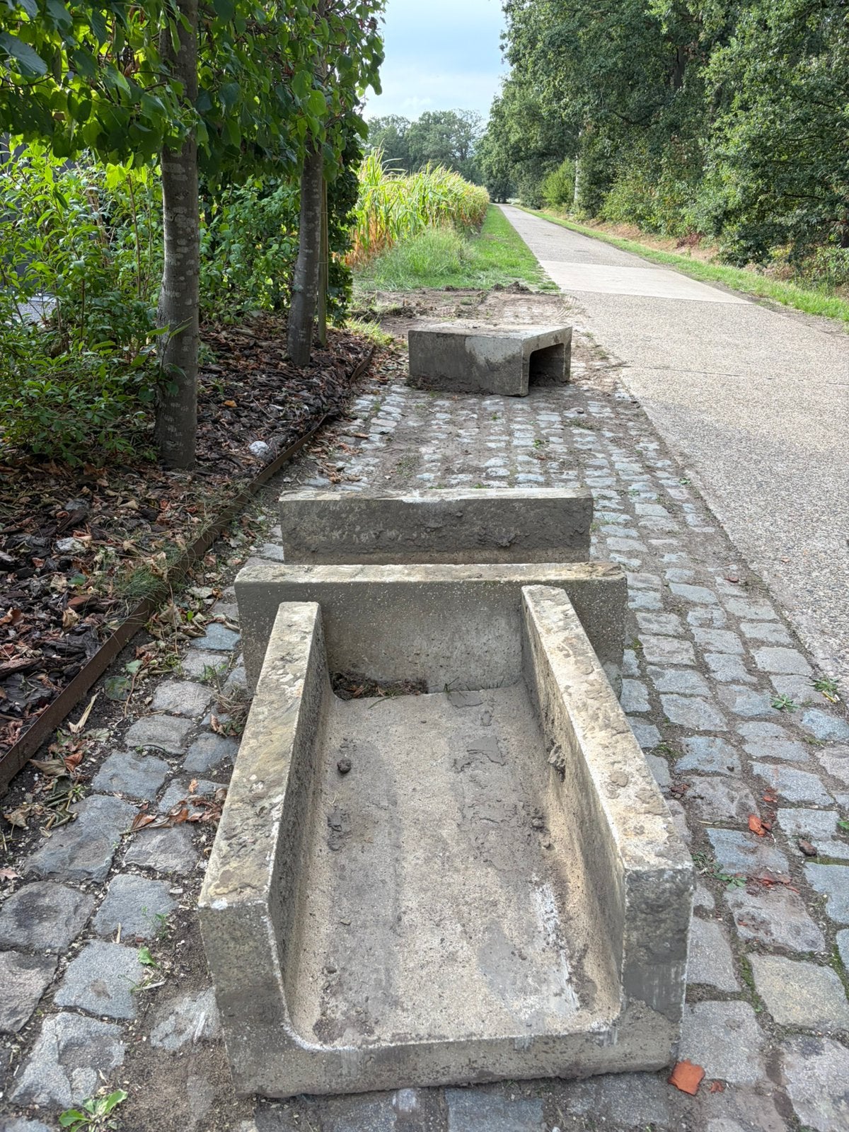 Betonnen u-profiel, Ophalen, Gebruikt