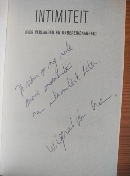 Intimiteit Over Verlangen en Onbereikbaarheid - W van Craen, Boeken, Ophalen of Verzenden, Zo goed als nieuw, Wilfried van Craen