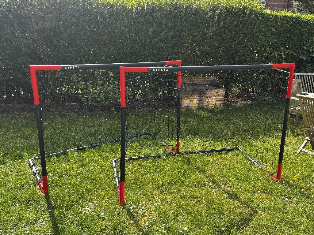 2 Kipsta voetbaldoelen, Sport en Fitness, Voetbal, Gebruikt, Clubaccessoires, Ophalen