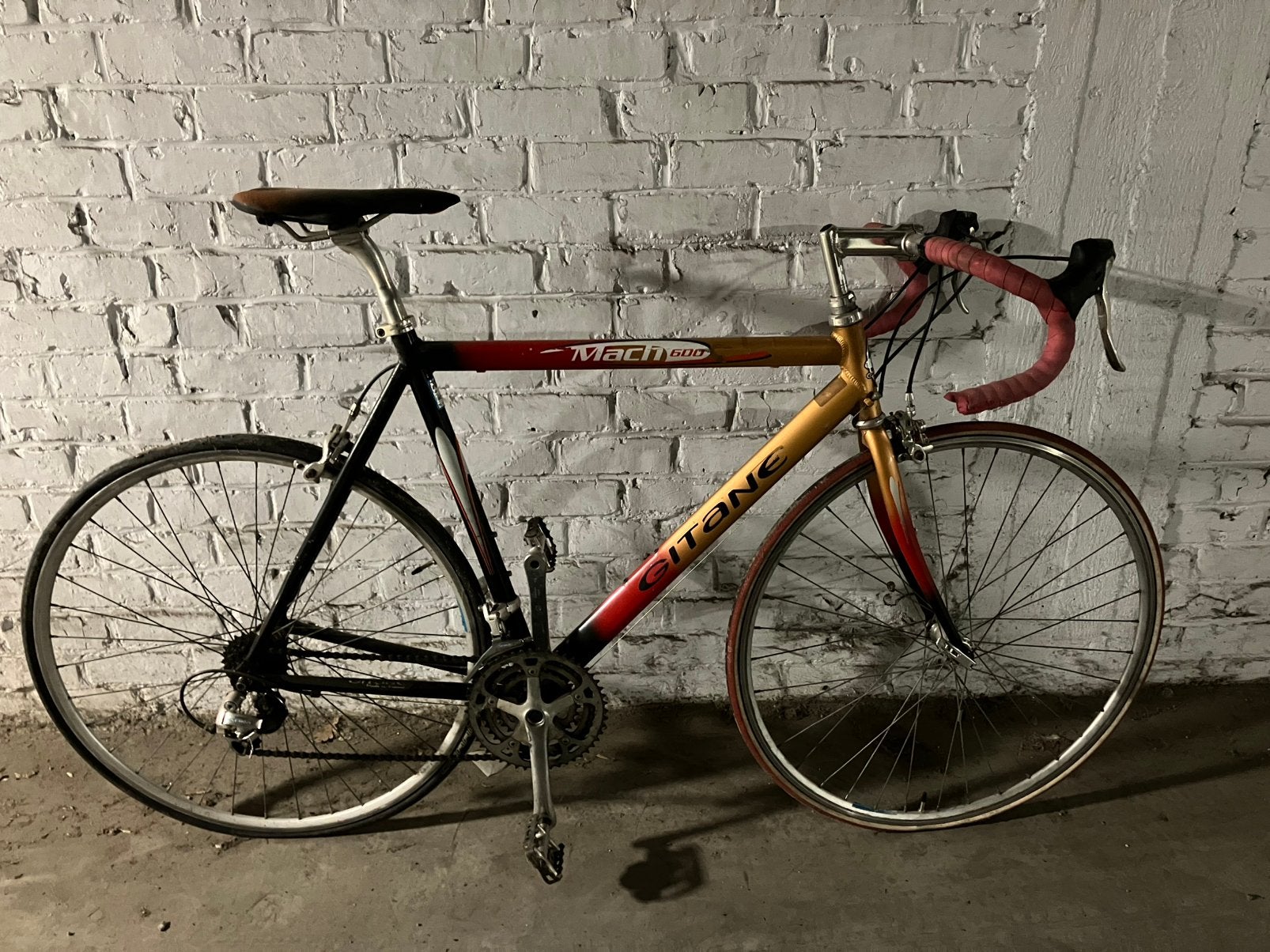 Koersfiets Gitane met stuurschakelen, shimano groep, Gebruikt, Staal, Ophalen, Overige merken