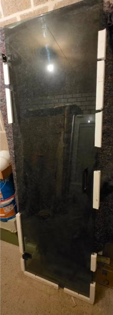 HSK glazen douchedeur 205,5 x 67,3 cm Getint glas Compleet, Ophalen, Nieuw, Glas, Douche