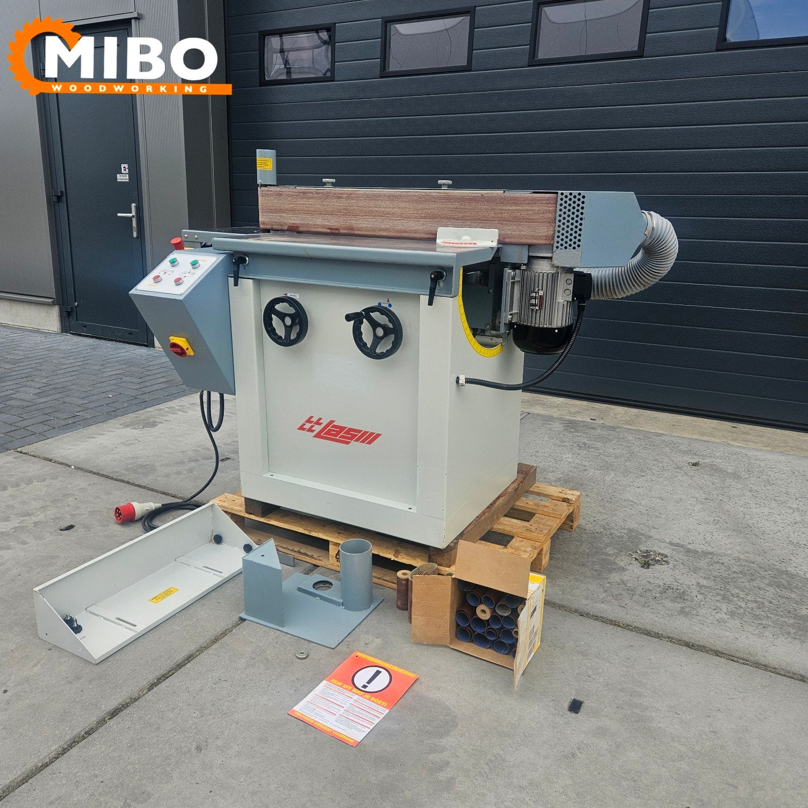 VOLPATO LASM Kantenschuurmachine Kantelbaar, Ophalen of Verzenden, Zo goed als nieuw, 1200 watt of meer, Overige typen