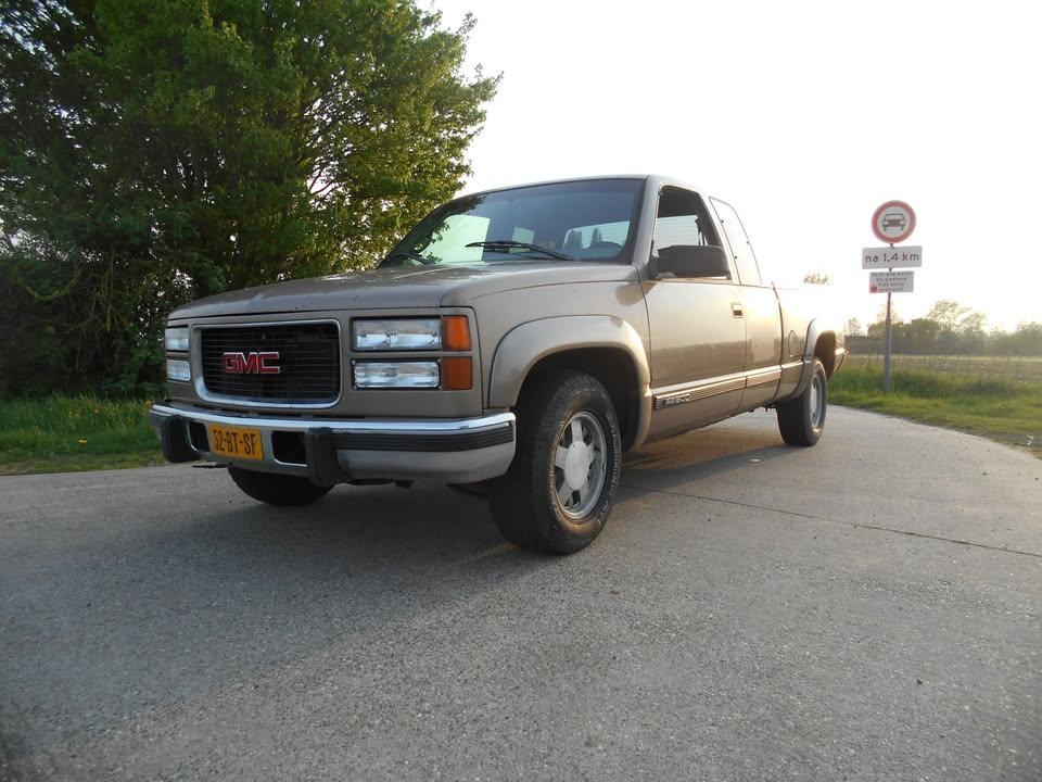 GMC Sierra C1500 Pickup 6.5 V8 Automaat Turbodiesel 1996, Auto's, GMC, Particulier, Sierra, Trekhaak, Diesel, SUV of Terreinwagen