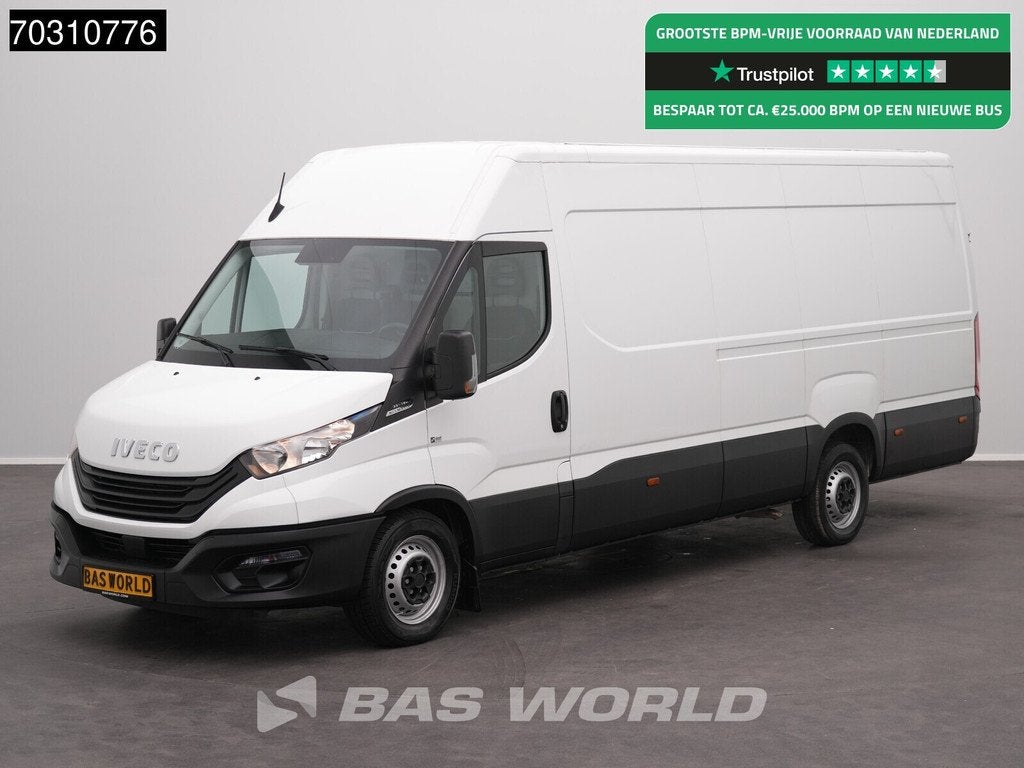 Iveco Daily 35S16 Automaat L3H2 3,5t Trekgewicht Airco Camer, Automaat, Stof, Gebruikt, Euro 6