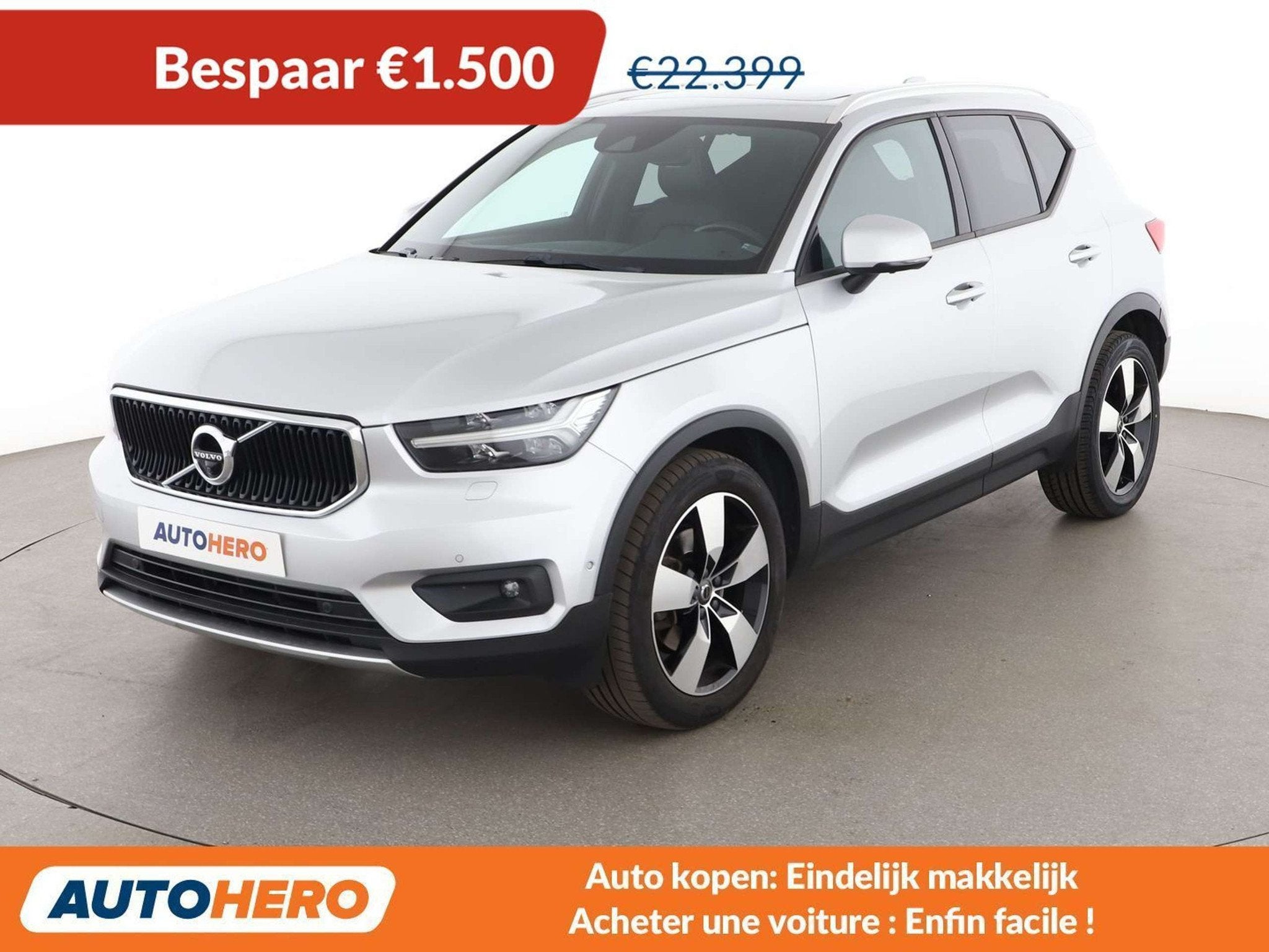 Volvo XC40 2.0 T5 AWD (année de construction 2018), Cuir, Argent ou Gris, Achat, Euro 6