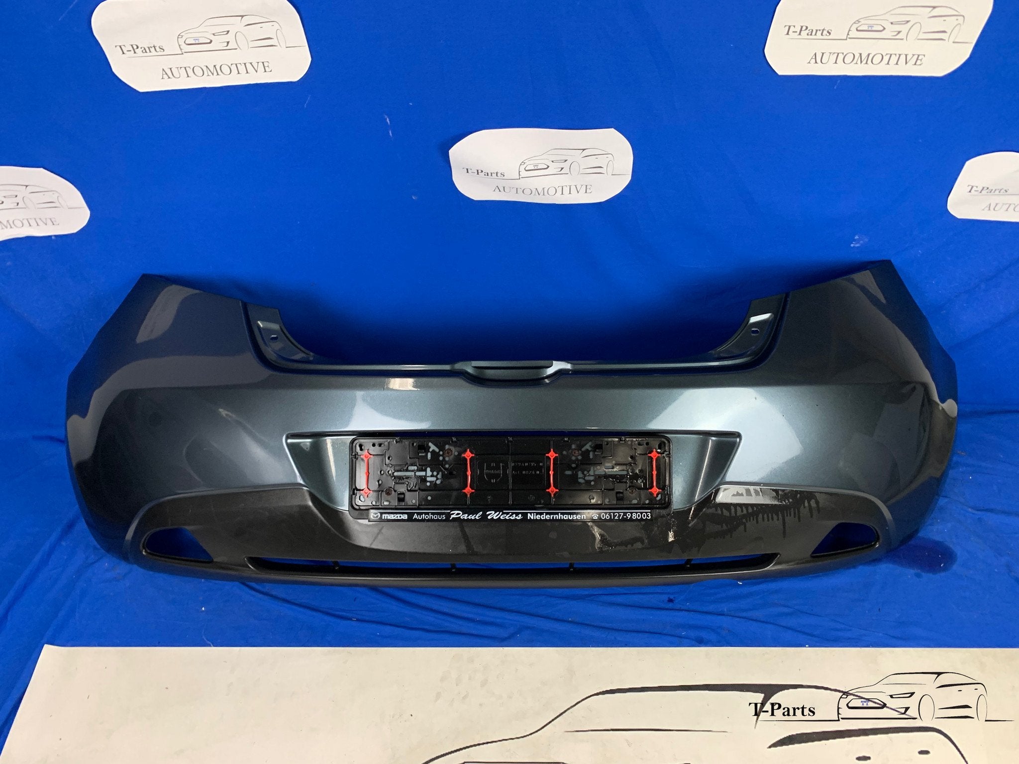 Mazda 2 ACHTERBUMPER ORIGINEEL 2008+ BUMPER, Info@fabrikant.eu, Mazda, Achter, Bumper