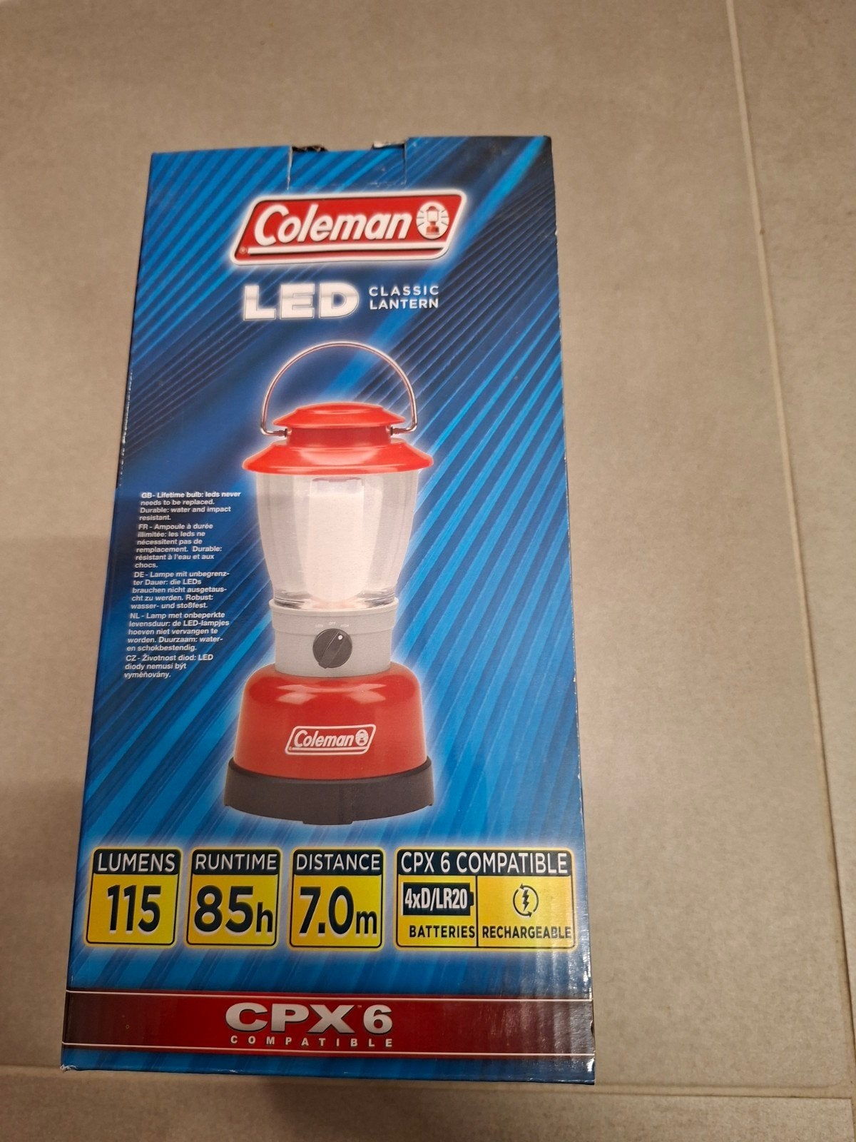 Stormlicht - Rode LED-lantaarn van Coleman, Ophalen of Verzenden