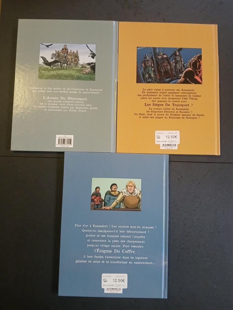 Lot de 3 bd kaamelott 1 à 3, Enlèvement ou Envoi