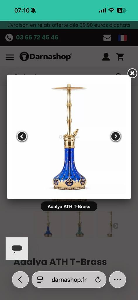Chicha de luxe collection 24 carats, Enlèvement, Comme neuf