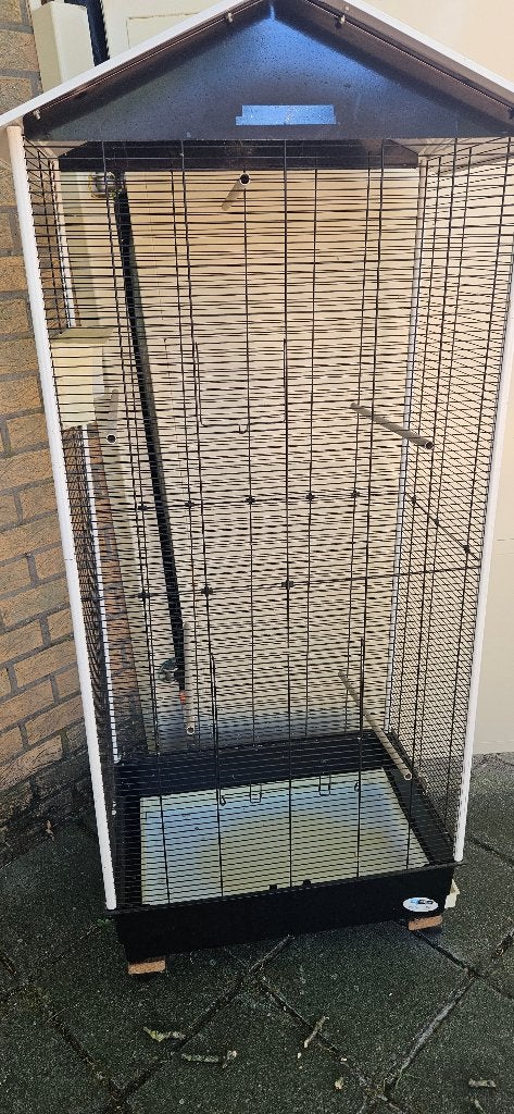 Vogelkooi, groot model, Dieren en Toebehoren, Ophalen, Gebruikt, Metaal, Vogelkooi