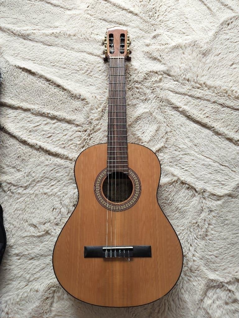 3/4de gitaar Salvador Cortes, Ophalen, Zo goed als nieuw, Klassieke of Spaanse gitaar, Met koffer