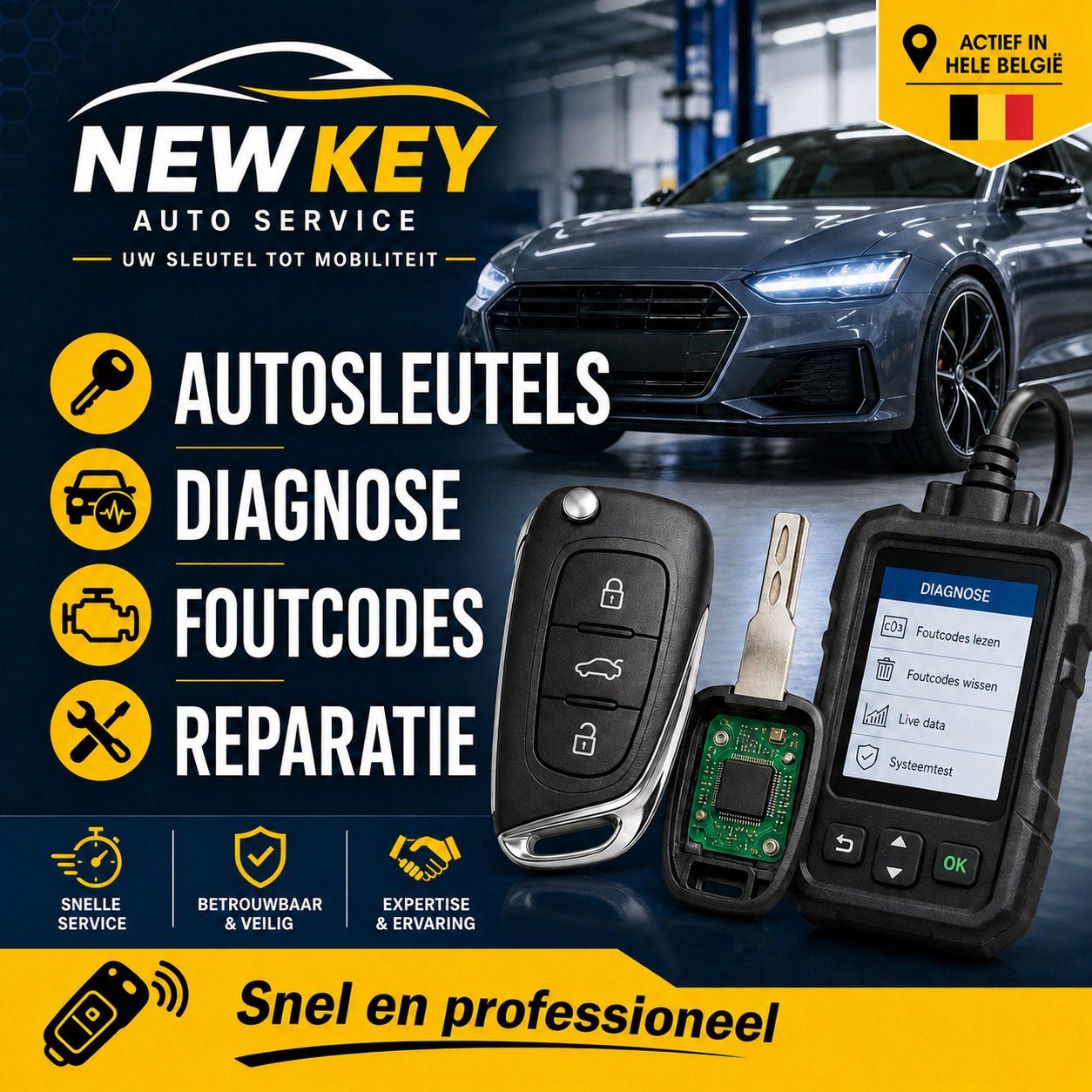 Autosleutels dupliceren en programmeren, Computers en Software, Navigatiesoftware, Ophalen, Zo goed als nieuw
