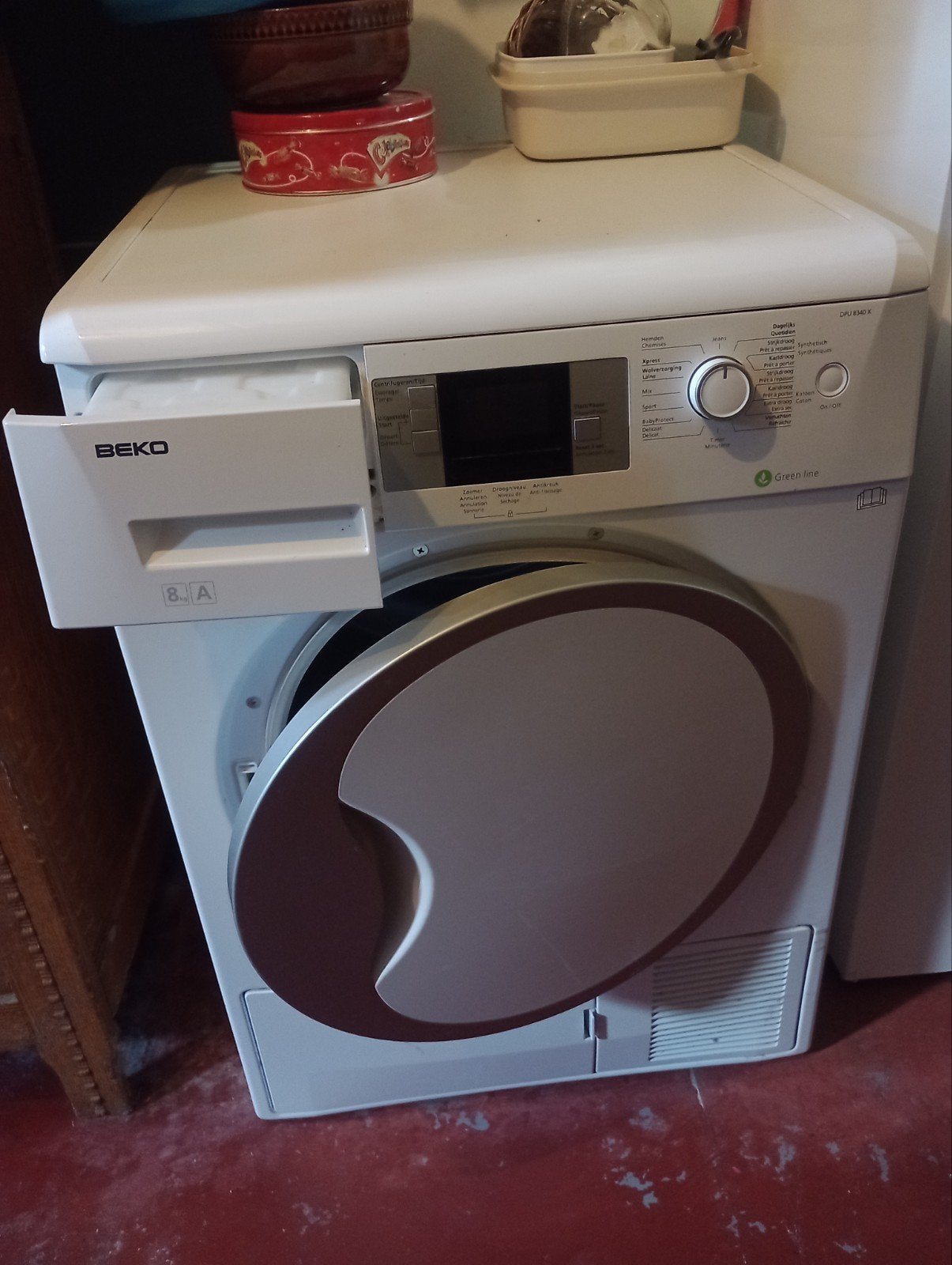 Beko droogkast, Ophalen, Gebruikt, Voorlader