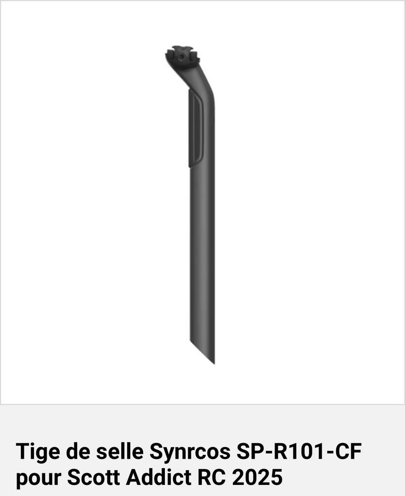 Tige de selle Syncros SP-R101-CF 15mm, Enlèvement, Comme neuf, Selle