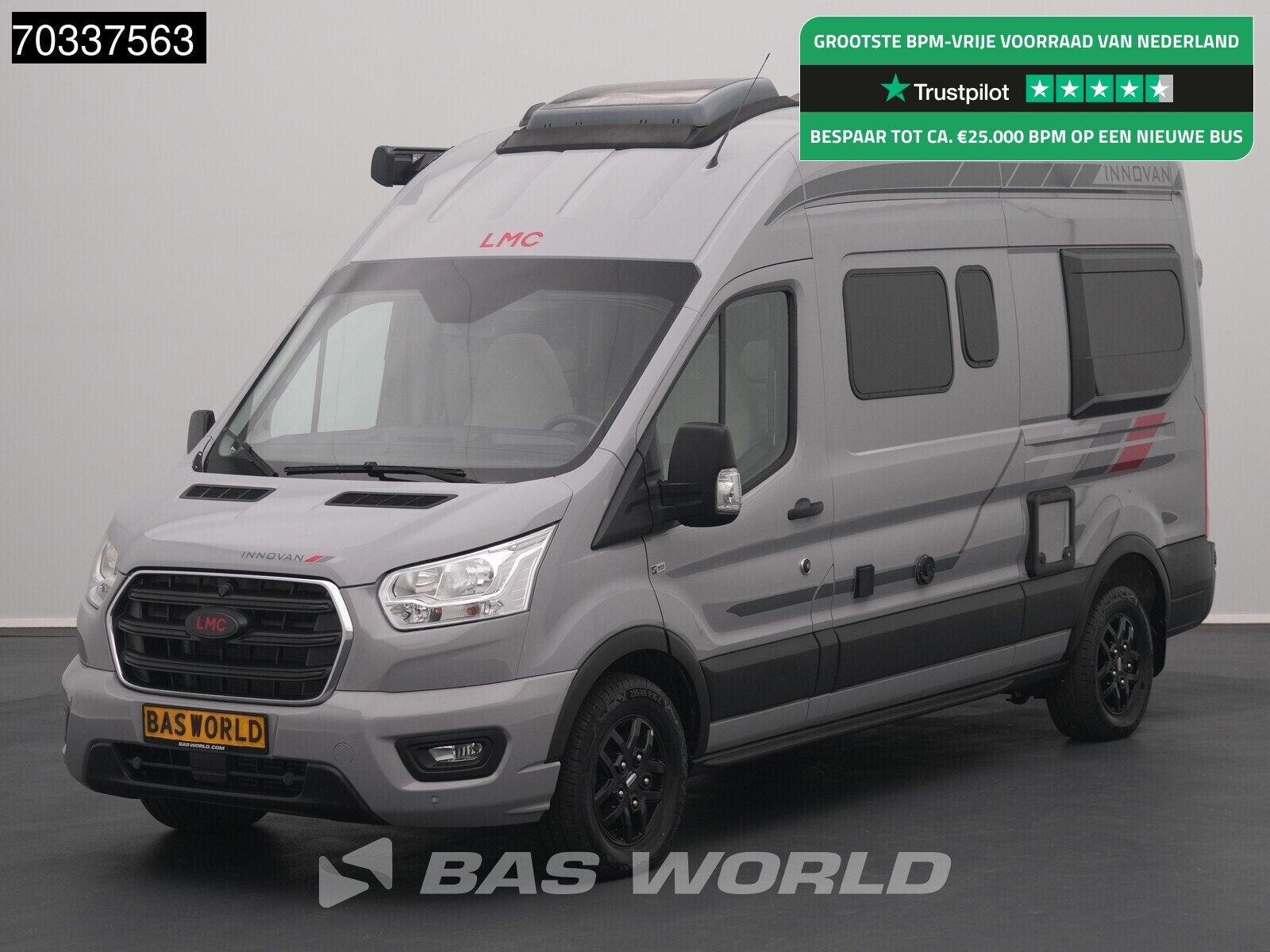Ford Transit 130pk New! LMC Camper INNOVAN 590 Thule Vaste L, Caravans en Kamperen, Caméra de recul, Tot en met 2, 6 tot 7 meter