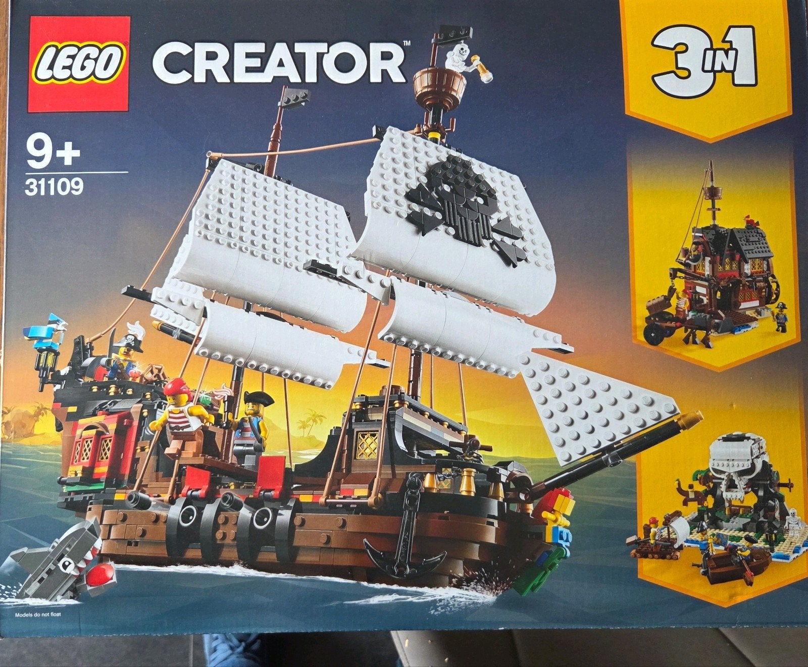 Lego Creator 31109 3 in 1 Piratenschip Nieuw, Lego, Nieuw, Ophalen of Verzenden, Inclusief accessoires