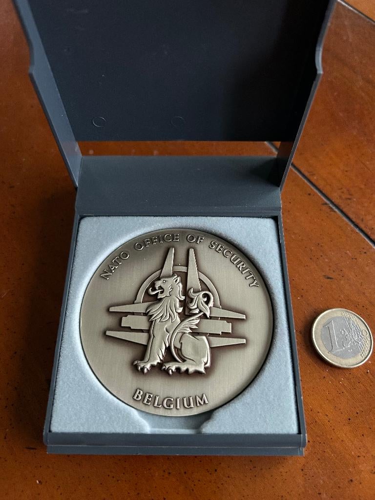 médaille sécurité de l'OTAN - Belgium, Enlèvement