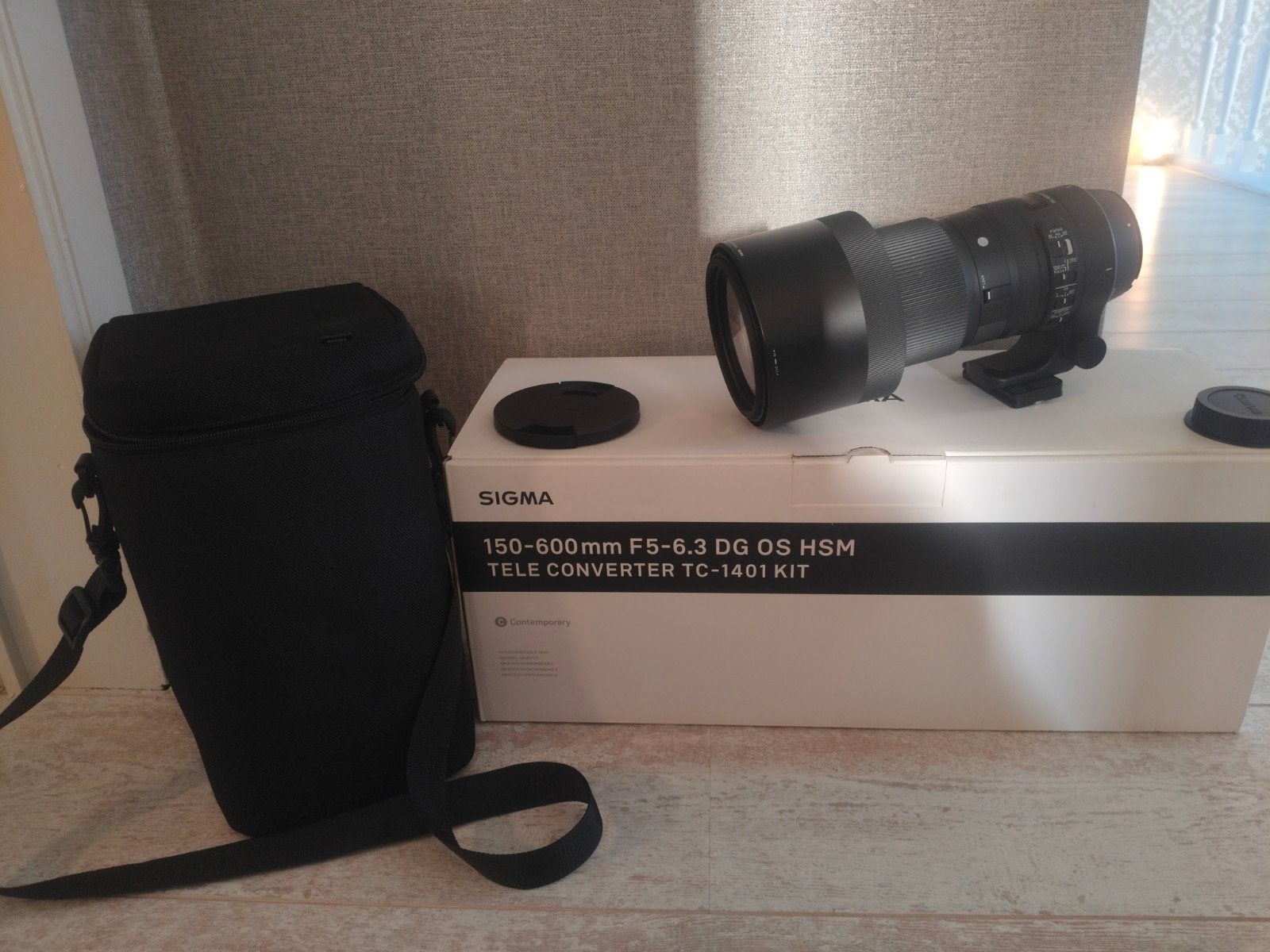 Sigma 150-600mm F5-6.3 DG OS HSM Contemporary voor Canon EF, Enlèvement