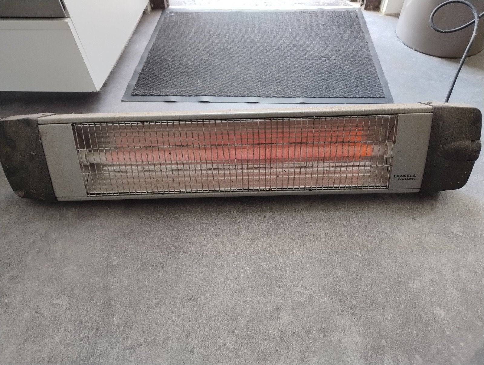 terrasverwarmer 2000Watt op statief, Tuin en Terras, Ophalen, Gebruikt, Elektrisch, Vloer