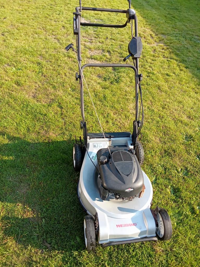 Tondeuse à gazon mulching en aluminium 53 cm très bon état, Enlèvement
