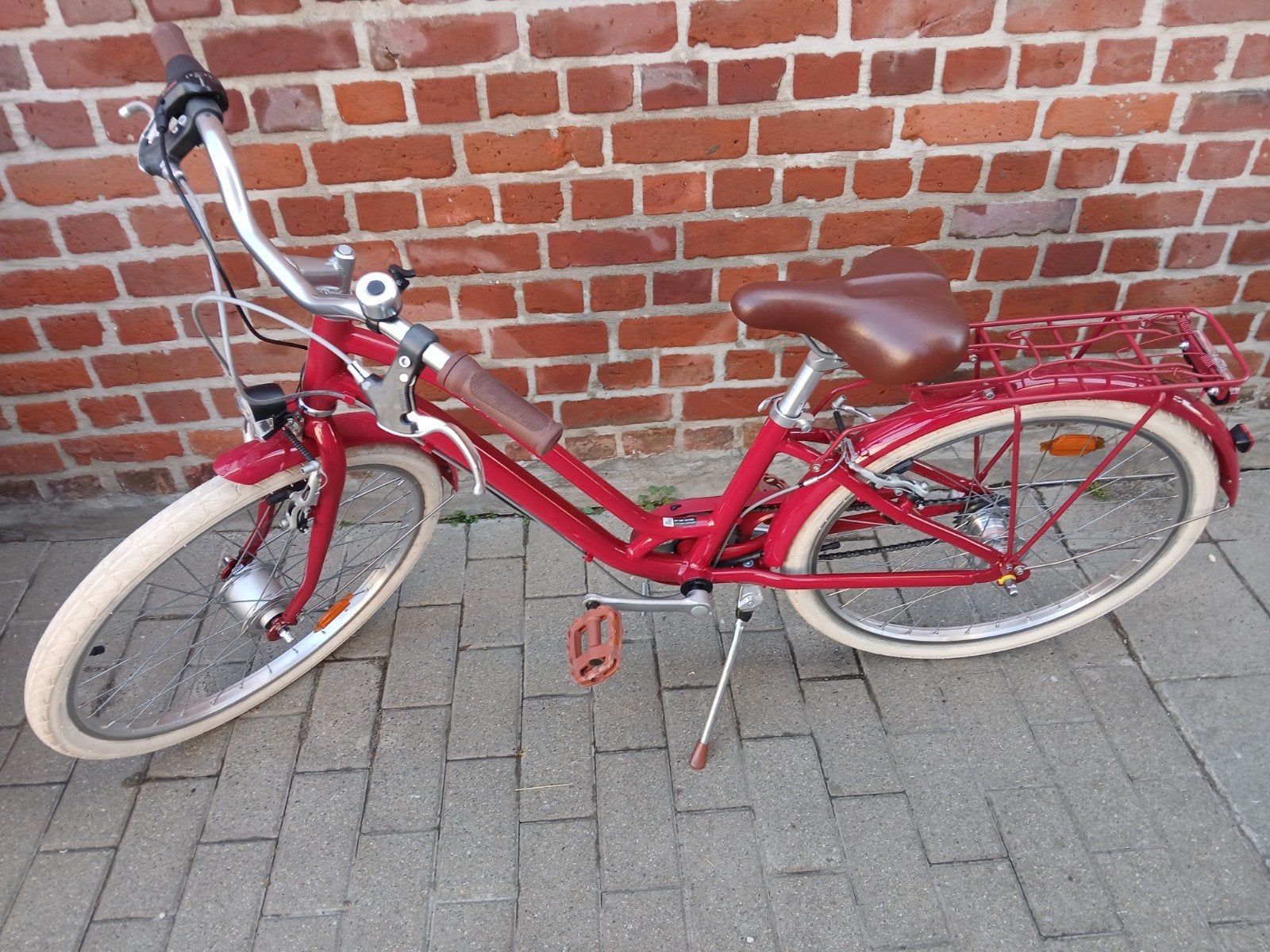 Meisjesfiets in zeer mooie staat 24", Ophalen, 24 inch, Velgrem, Versnellingen
