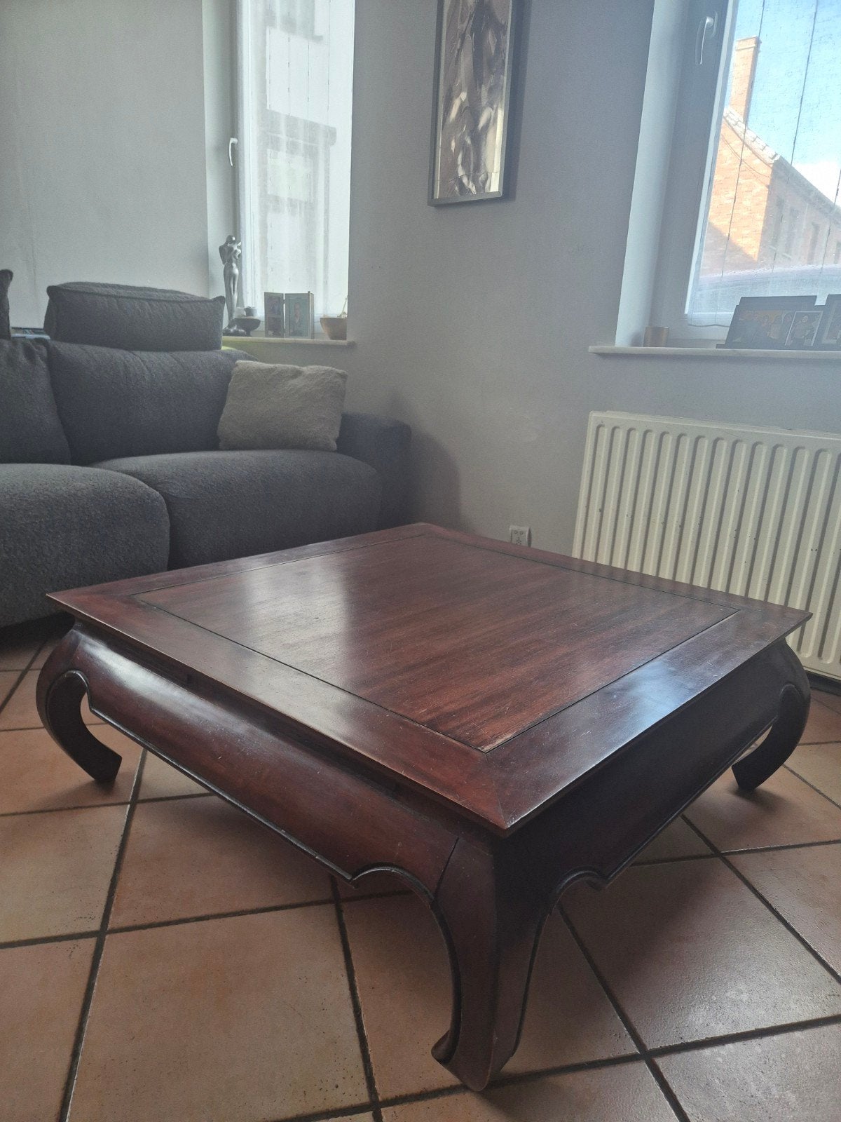table de salon, 100 à 150 cm, Opium, Carré, 100 à 150 cm
