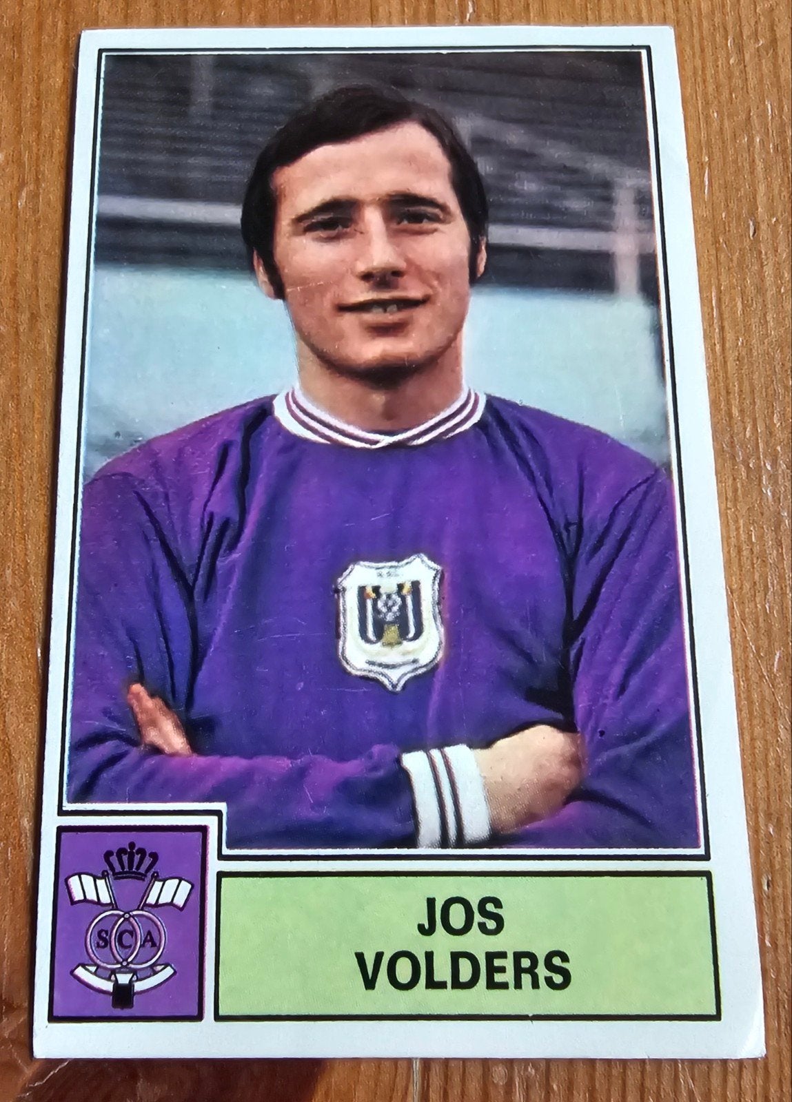 Panini Football 1972-1973 #14 Volders SC Anderlecht Football, Enlèvement ou Envoi, Comme neuf, Autocollant