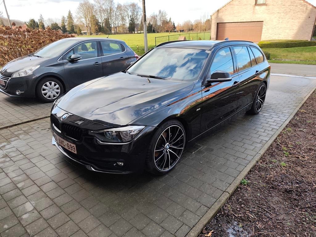 Bmw f31 318i touring, Auto's, Achterwielaandrijving, Zwart, Leder, Particulier