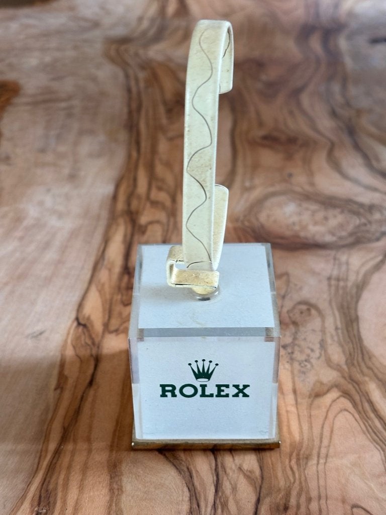 Lot de 4 watch stands displays Rolex vintage et modernes, Collections, Enlèvement, Comme neuf, Panneau publicitaire