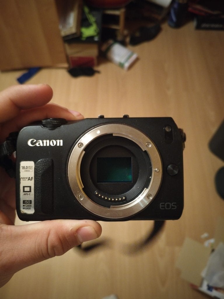Canon EOS M (Body), Audio, Tv en Foto, Ophalen, Gebruikt, Spiegelreflex, Canon