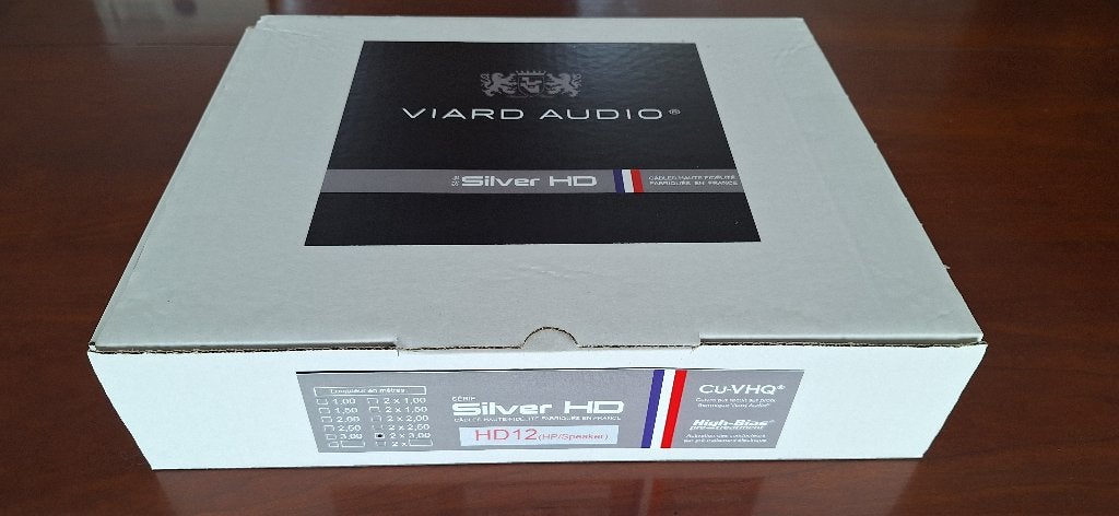 Câbles haut-parleurs Viard Audio Silver HD12 HP 2 x 3 m, Audio, Tv en Foto, Ophalen of Verzenden, Zo goed als nieuw, 2 tot 5 meter