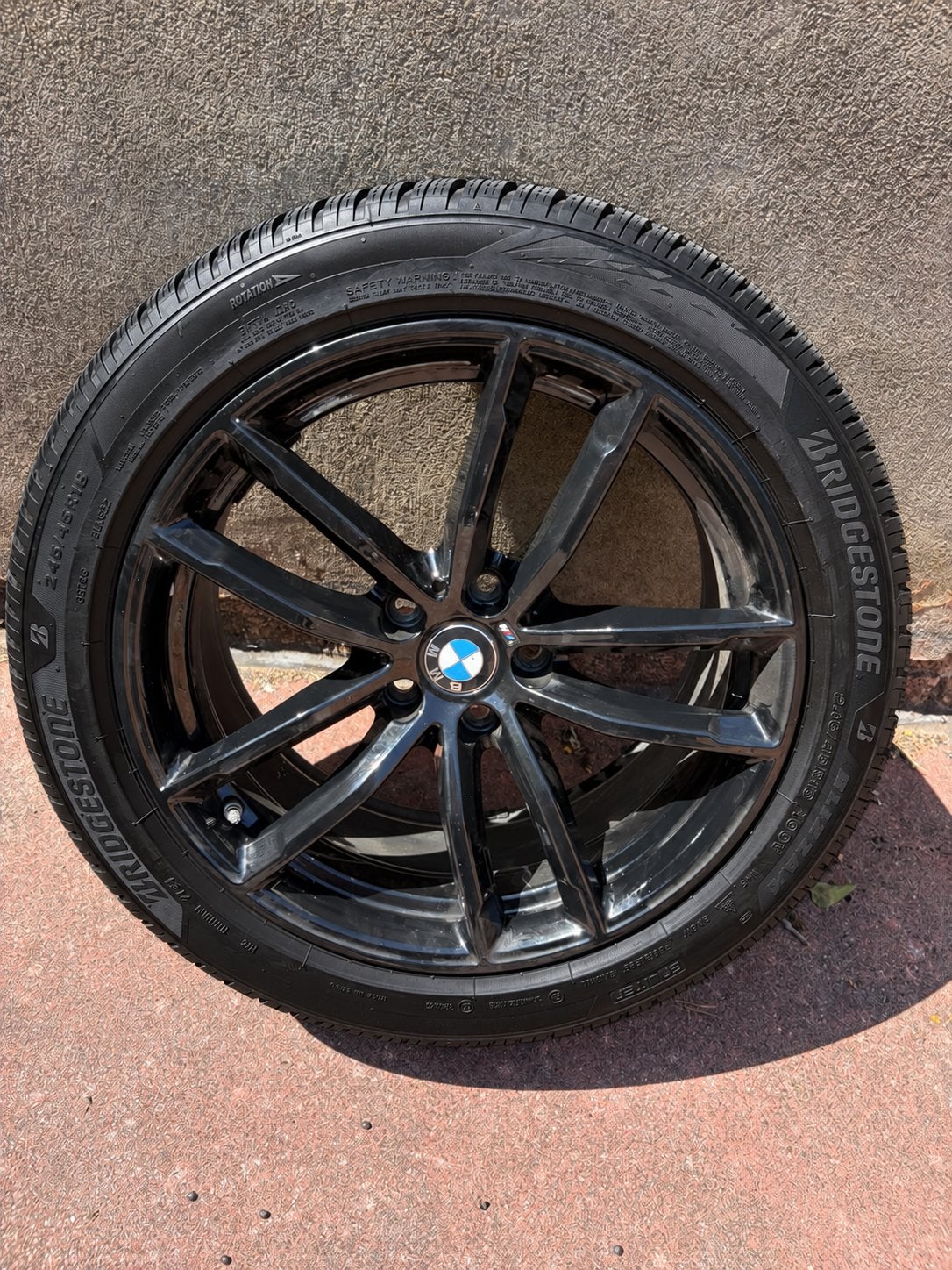 Jantes d’origine (OEM) Style 812, avec  pneus Bridgestone., Ophalen, 18 inch, Banden en Velgen, Nieuw
