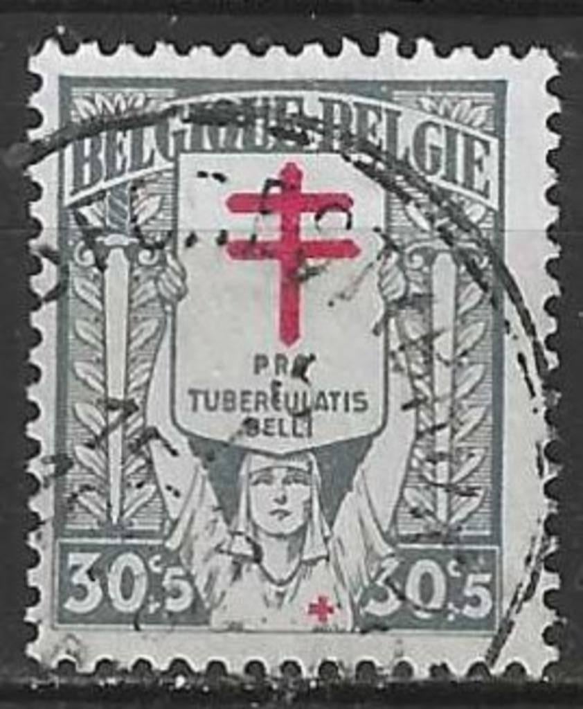 Belgie 1925 - Yvert/OBP 235 - Tuberculosebestrijding (ST), Verzenden, Gestempeld, Gestempeld