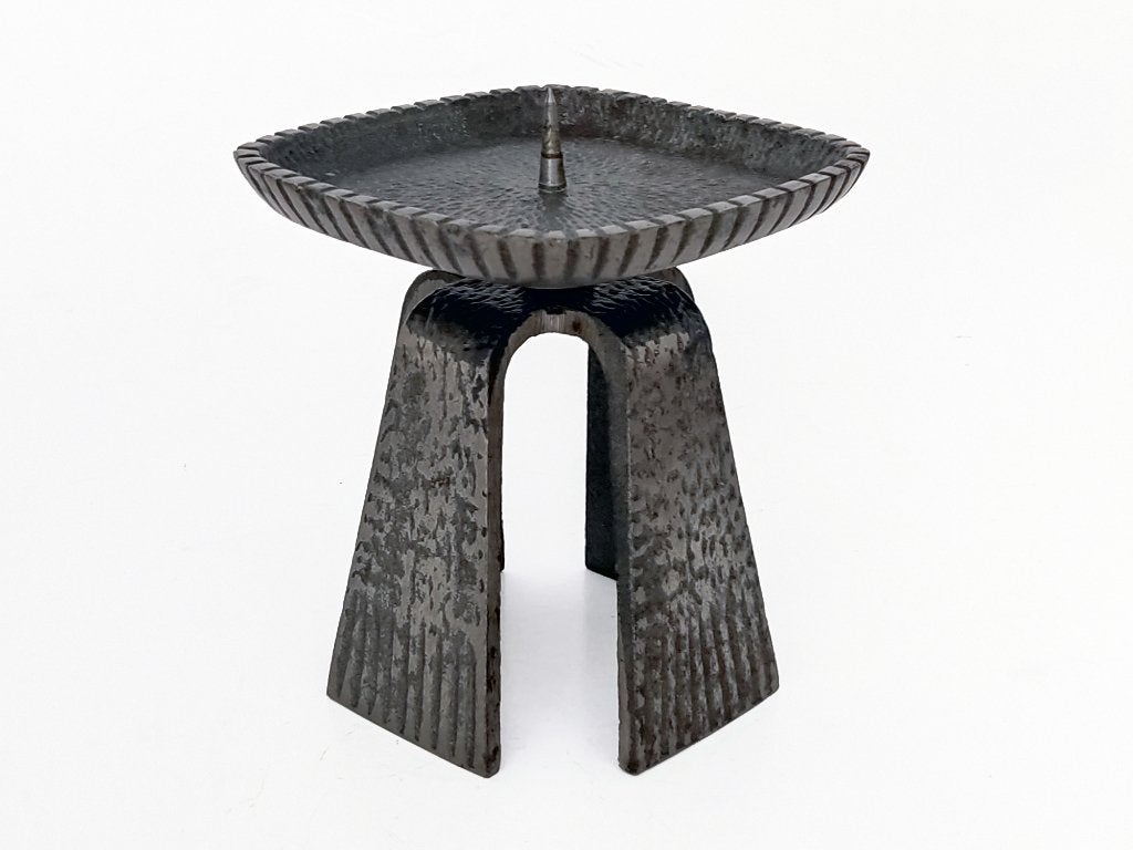 kandelaar gietijzer Japan, Gebruikt, 12 cm, Overige merken, Ophalen of Verzenden