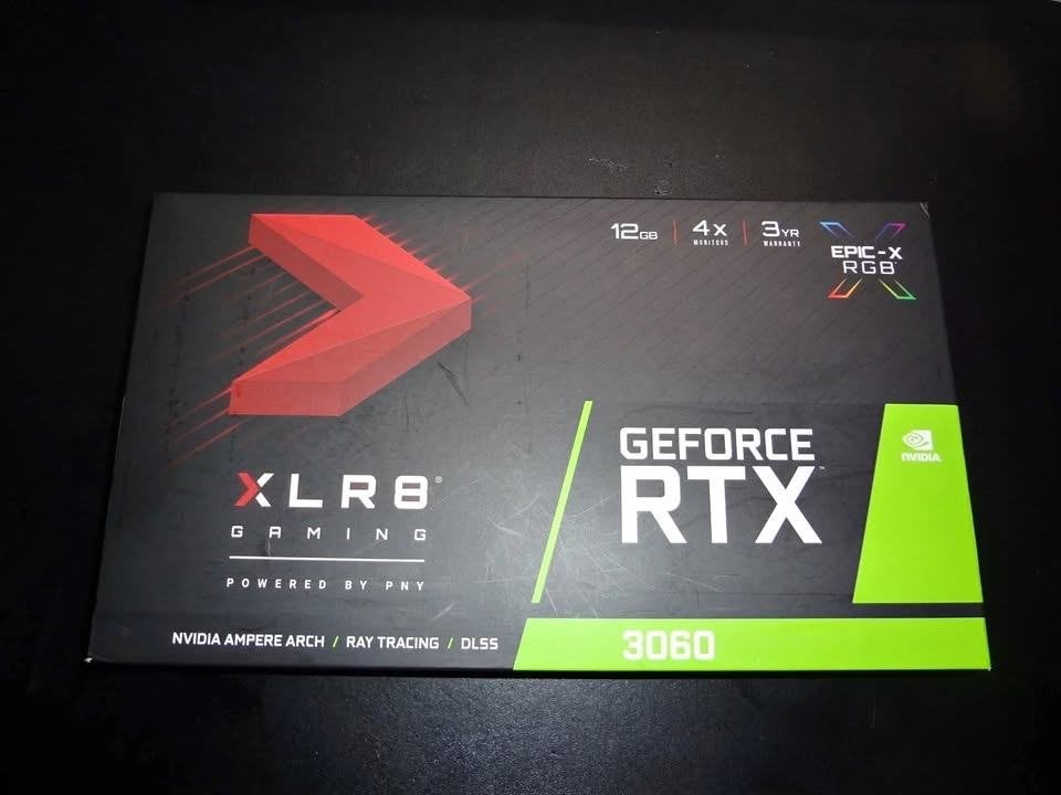 PNY GeForce RTX 3060 12 GB XLR8, Computers en Software, Videokaarten, GDDR6, PCI-Express 4, Nieuw, Ophalen of Verzenden