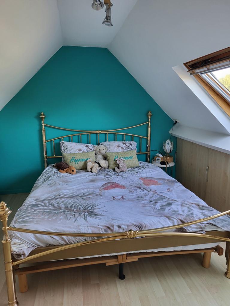 Twijfelaar met gouden randje inclusief matras, Ophalen, Twijfelaar