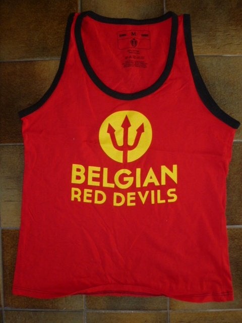 singlet top rode duivels ,medium, Enlèvement ou Envoi
