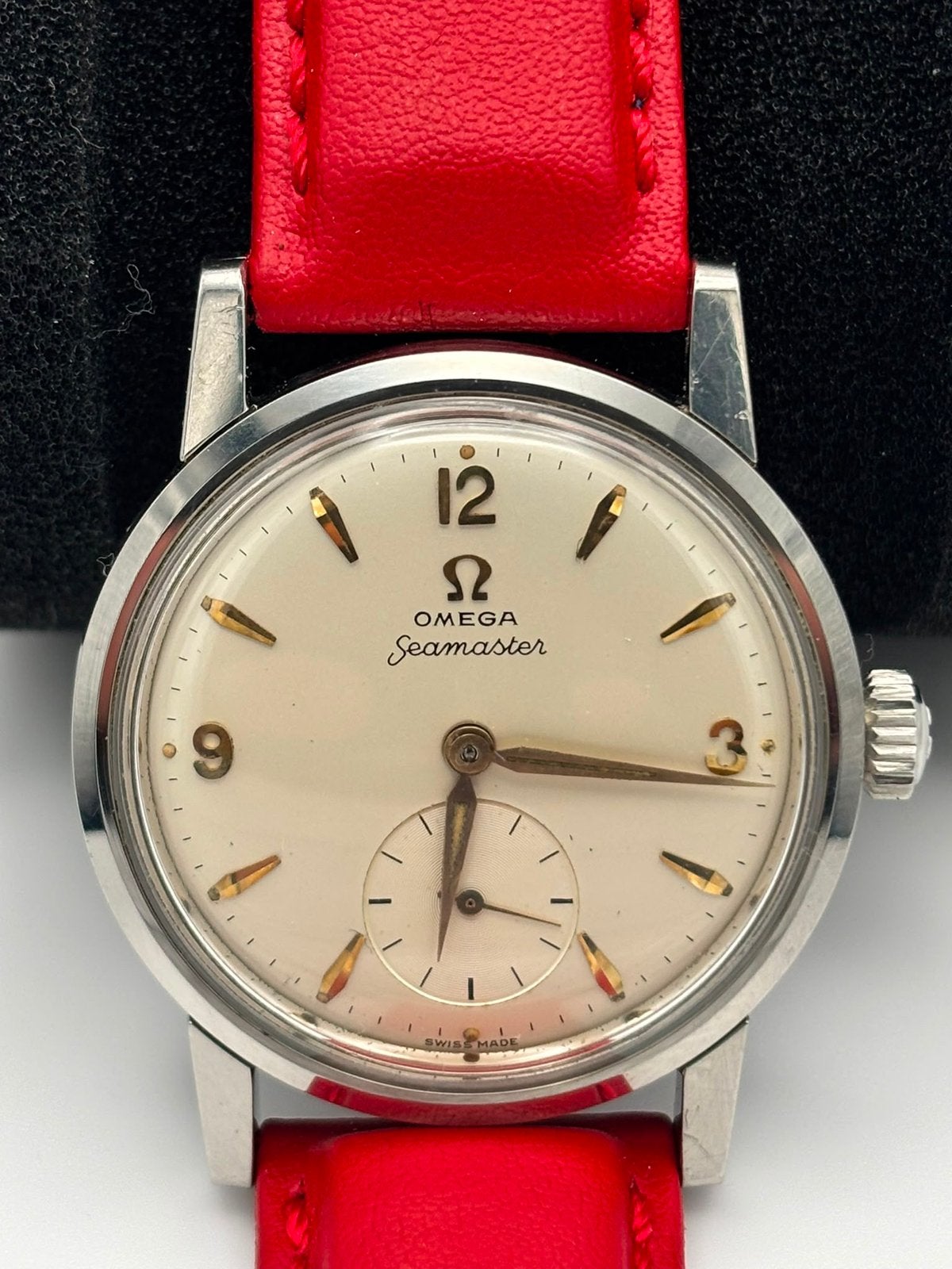 Oméga seamaster omega vintage, Handtassen en Accessoires, Horloges | Heren, Ophalen, Zo goed als nieuw